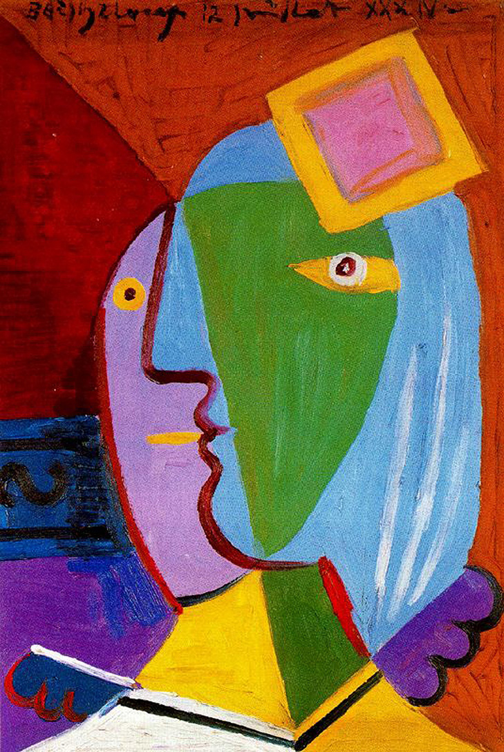 Picasso Woman with cap 1934